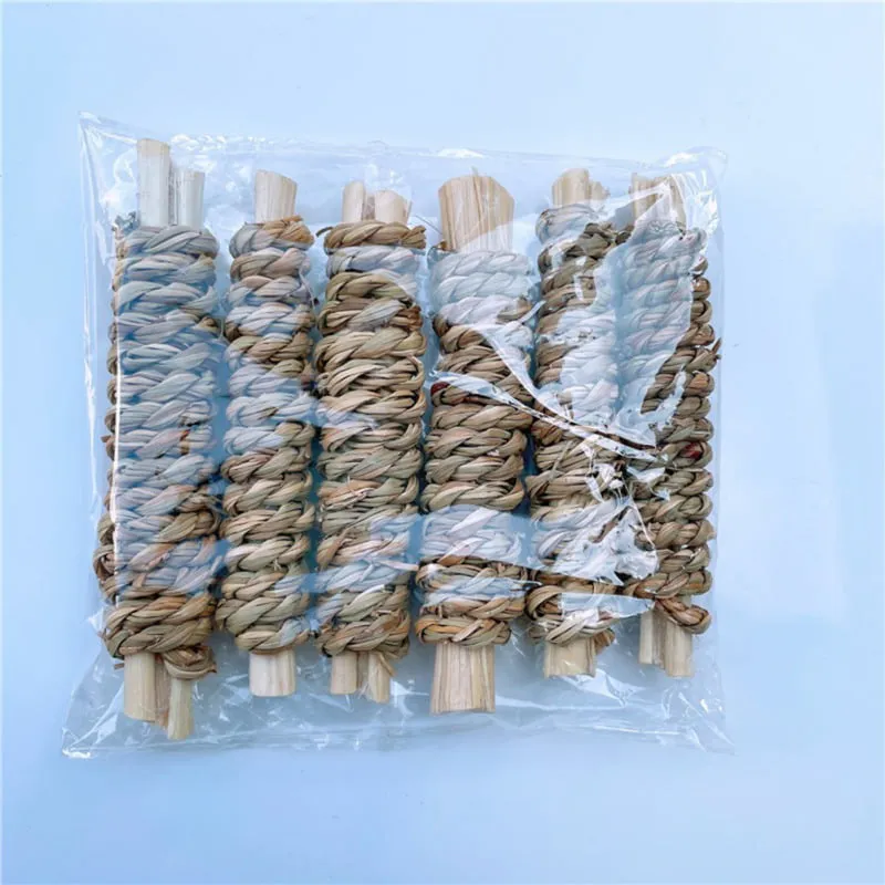6pcs Small Animals Chew Toys, Wood Molar Toy