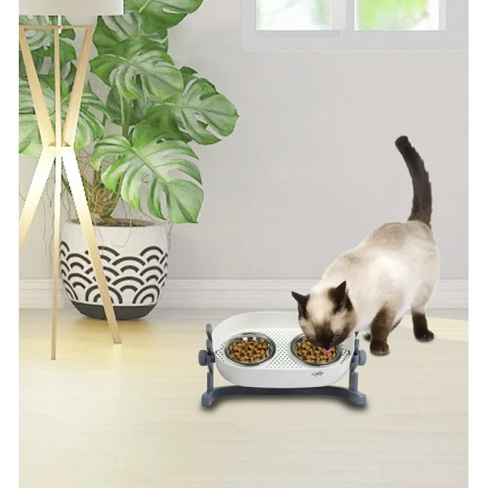All for Paws 3 In 1 Elevated Double Dinner - S