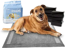 Alpha Paw - Odor Eliminating Pee Pads for Dogs, Extra Thick Disposable Leak-Proof Dog Pads, Quick-Dry, Non-Slip Backing, with Pheromones to Attract Your Dog
