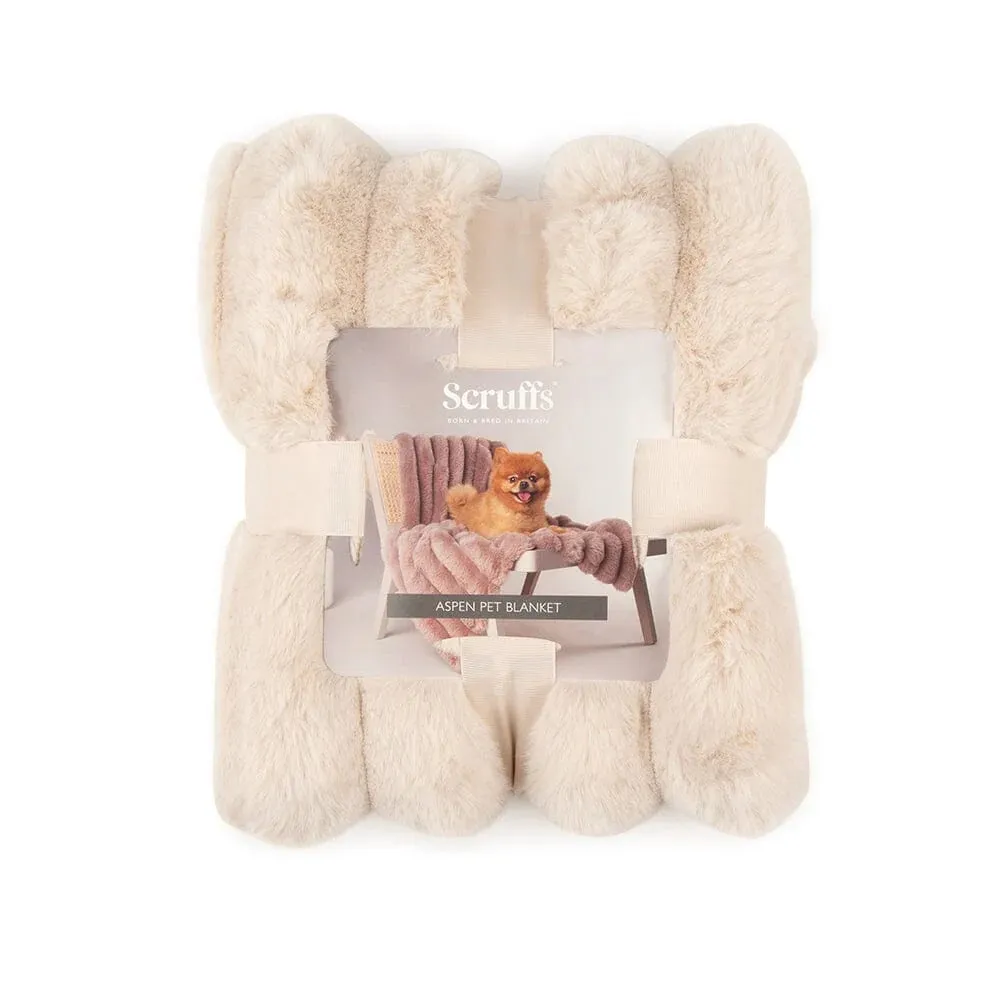 Aspen Pet Blanket - Cream