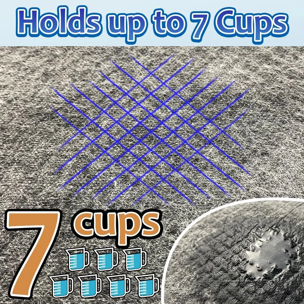 Charcoal Dog Pee Pads Extra Large 28x34, Puppy Pads XL 30 Count, Disposable Urine Bed Sheets for Doggy, X-Large Potty Piddle Underpads, Training Liners for Housebreaking