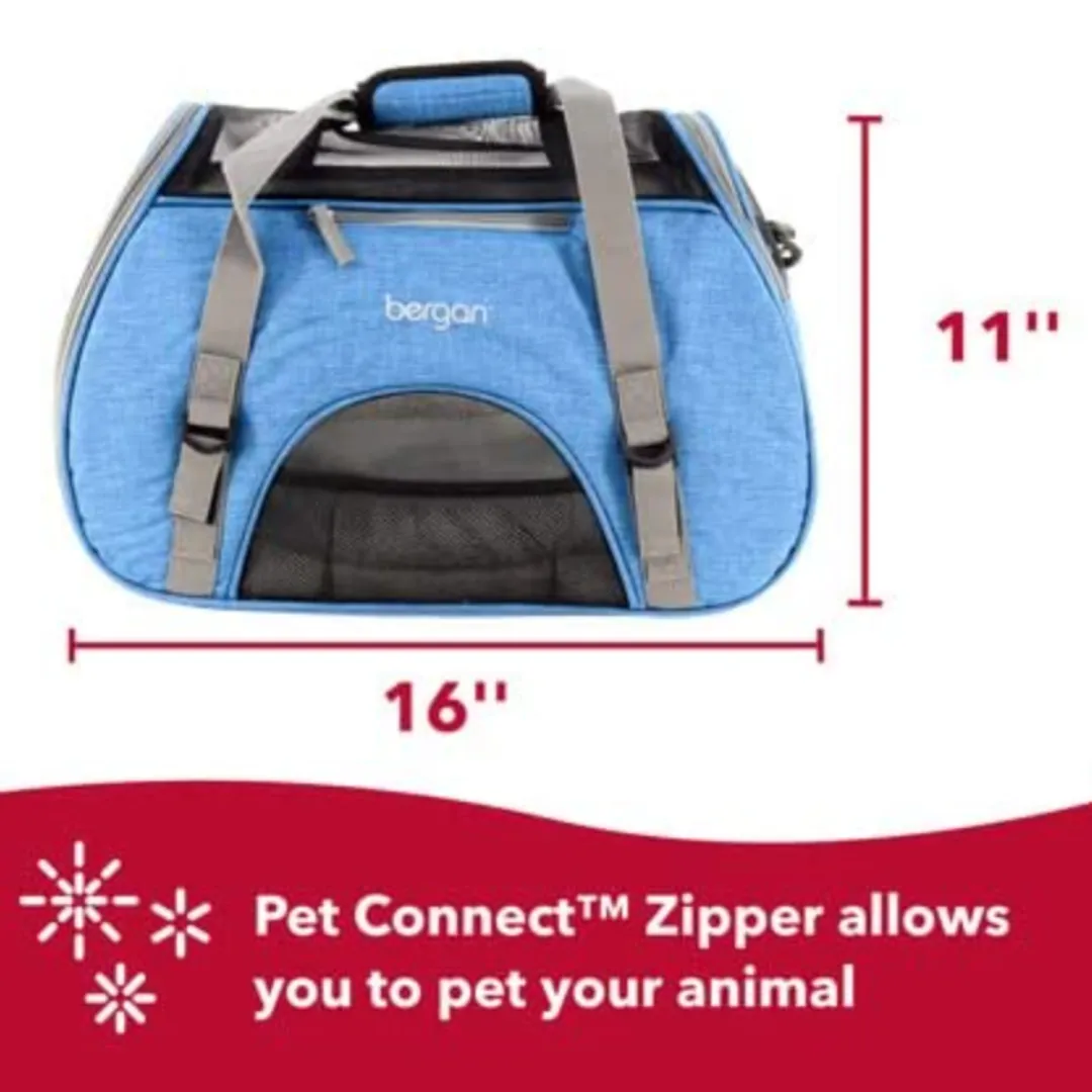 Coastal Bergan Heather Bermuda Comfort Dog & Cat Carrier