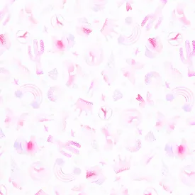 Cuddle® Digital Prints - Girls Rule Hot Pink 60" Minky Yardage