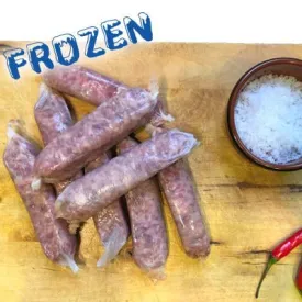 FROZEN - Sausages (50% Pork 50% Beef), 8 pack