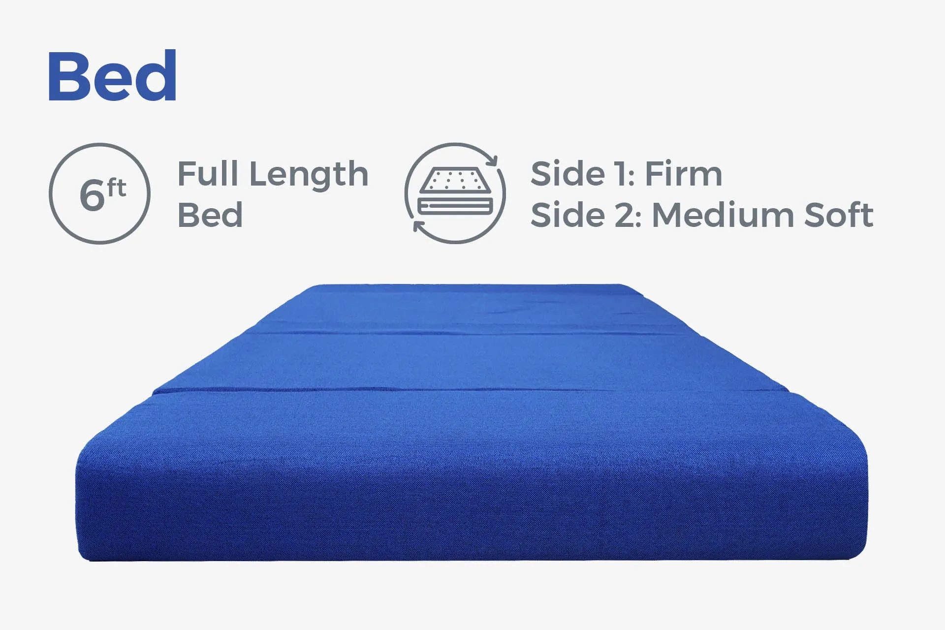 Jute Sofa Bed, Berry Blue | 5 x 6, Three Seater | 2 Jharokha Cushion