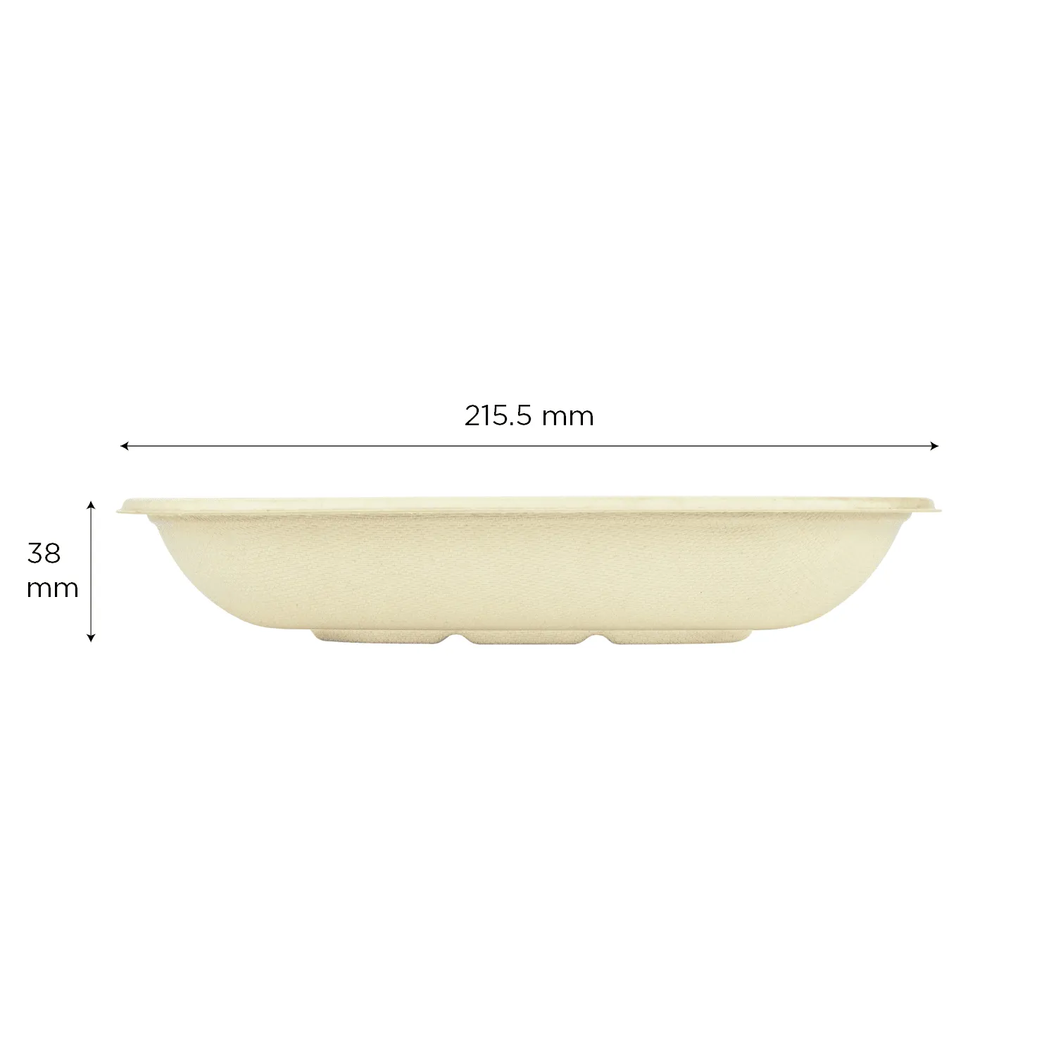 Karat Earth 24oz PFAS Free Bagasse Square Bowl, Natural - 300 pcs