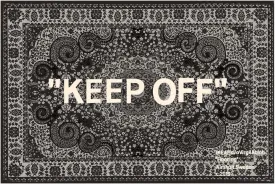 KEEP OFF (180x250cm(6x8.2ft))