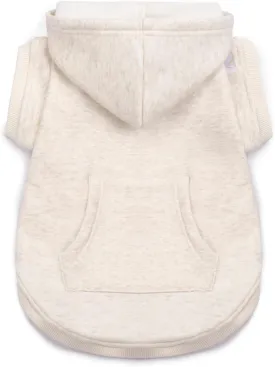 Koneseve Dog Hoodie Fleece, Cat Sweater Warm with Pocket - Soft Clothes for Daily Wear, Basic Hooded Sweatshirts, Winter Coat Clothing, Comfort Tee Shirt Fit for All Breeds Pet - Beige - 5XL