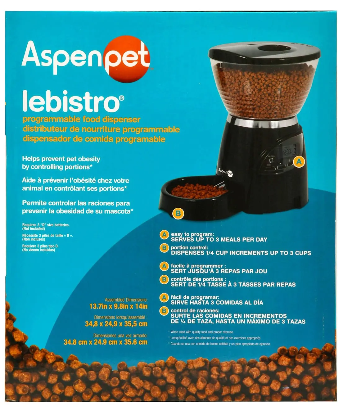 Le Bistro Portion Control Feeder, 5 lbs