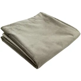 Matt Beige Mink Velvet Throw Blankets & Runners