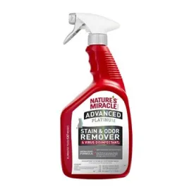 Nature's Miracle Platinum Virus Disinfectant Stain & Odor Remover for Cats 32 oz