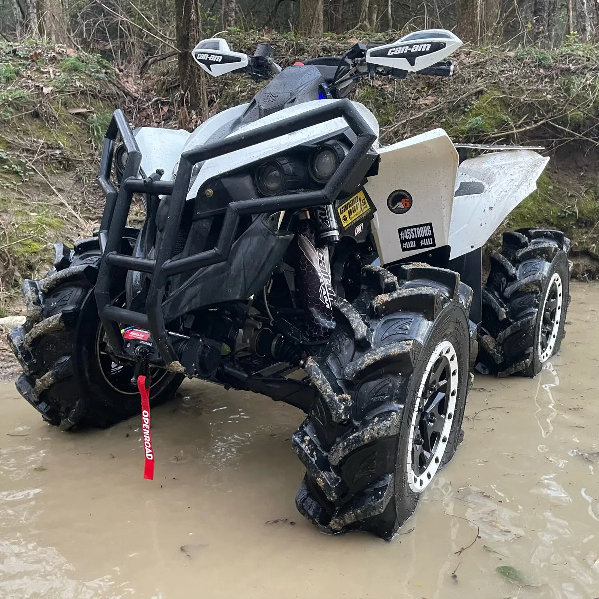 OPENROAD  3500lbs 12 Volts Electric Winch for ATV