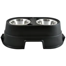 Our Pets Comfort Feeder Elevated Dog Feeder, Black