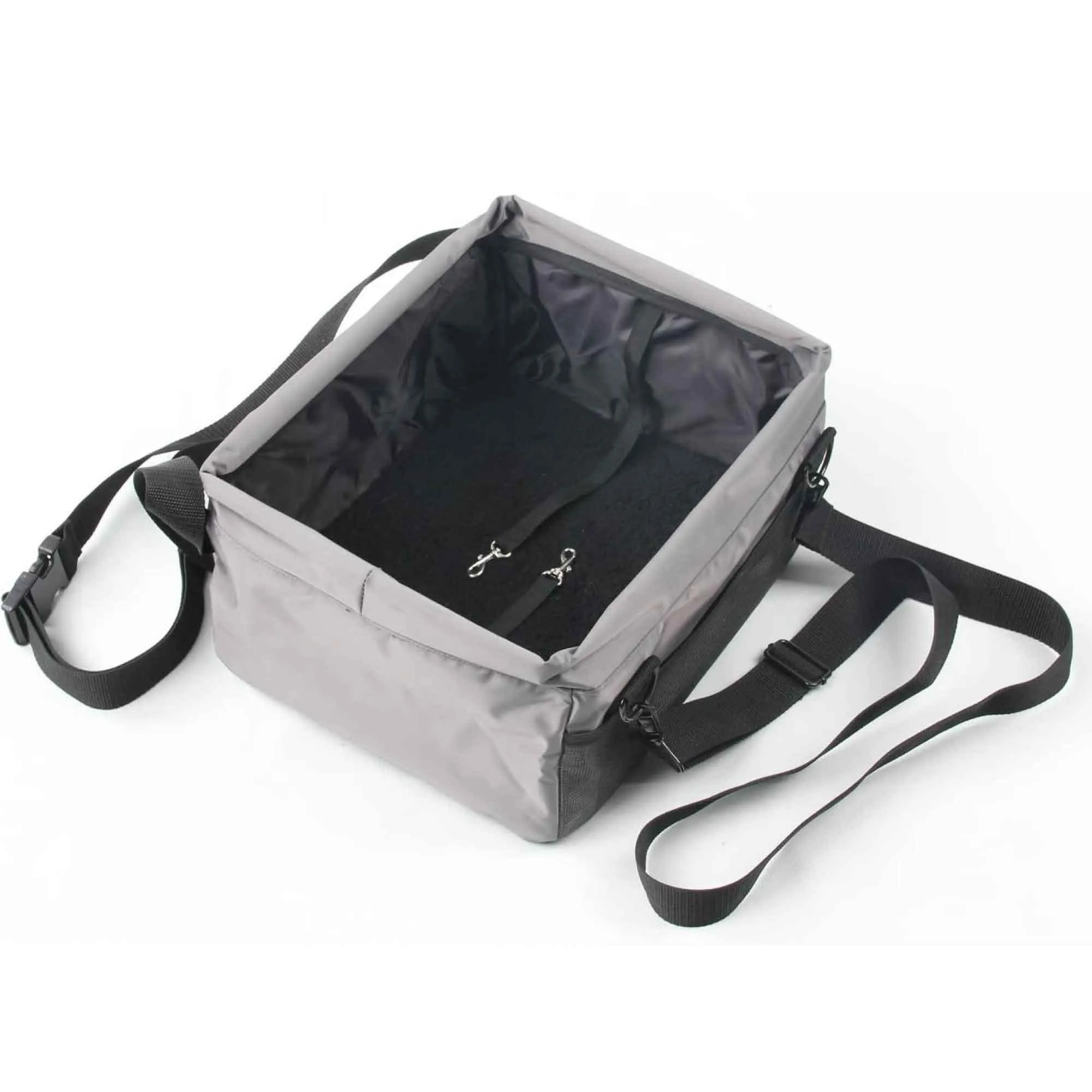 PAWSIE Collapsible&Portable Pet Car Booster Seat  Carrier Basket