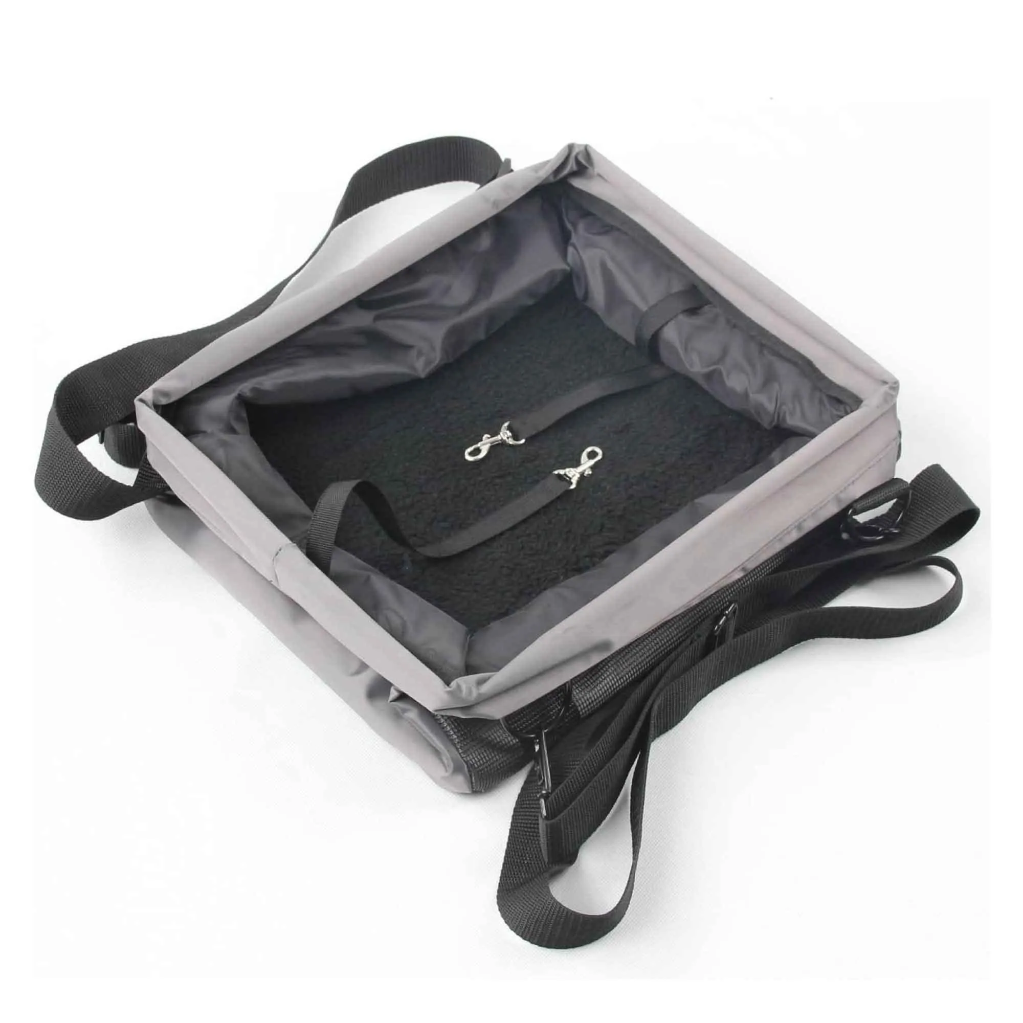 PAWSIE Collapsible&Portable Pet Car Booster Seat  Carrier Basket