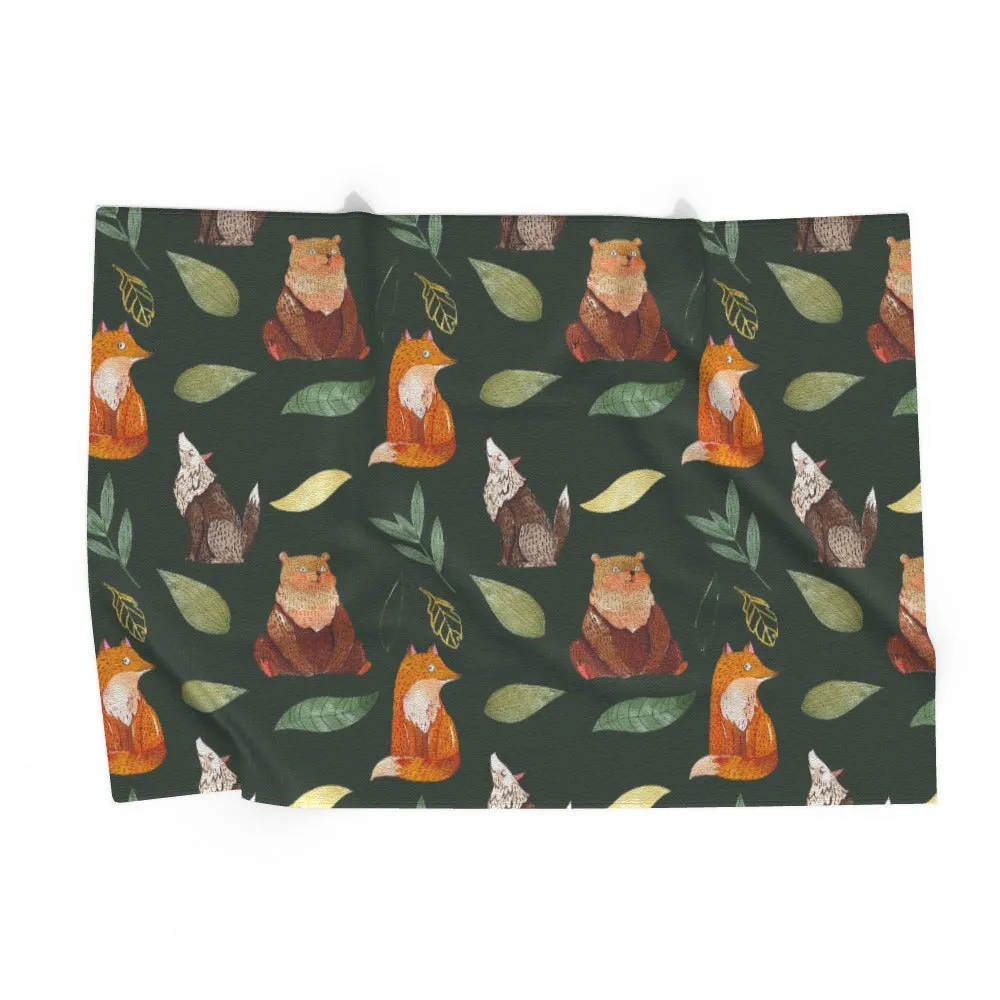 Pet Blanket Throw - Bear.Wolf.Fox