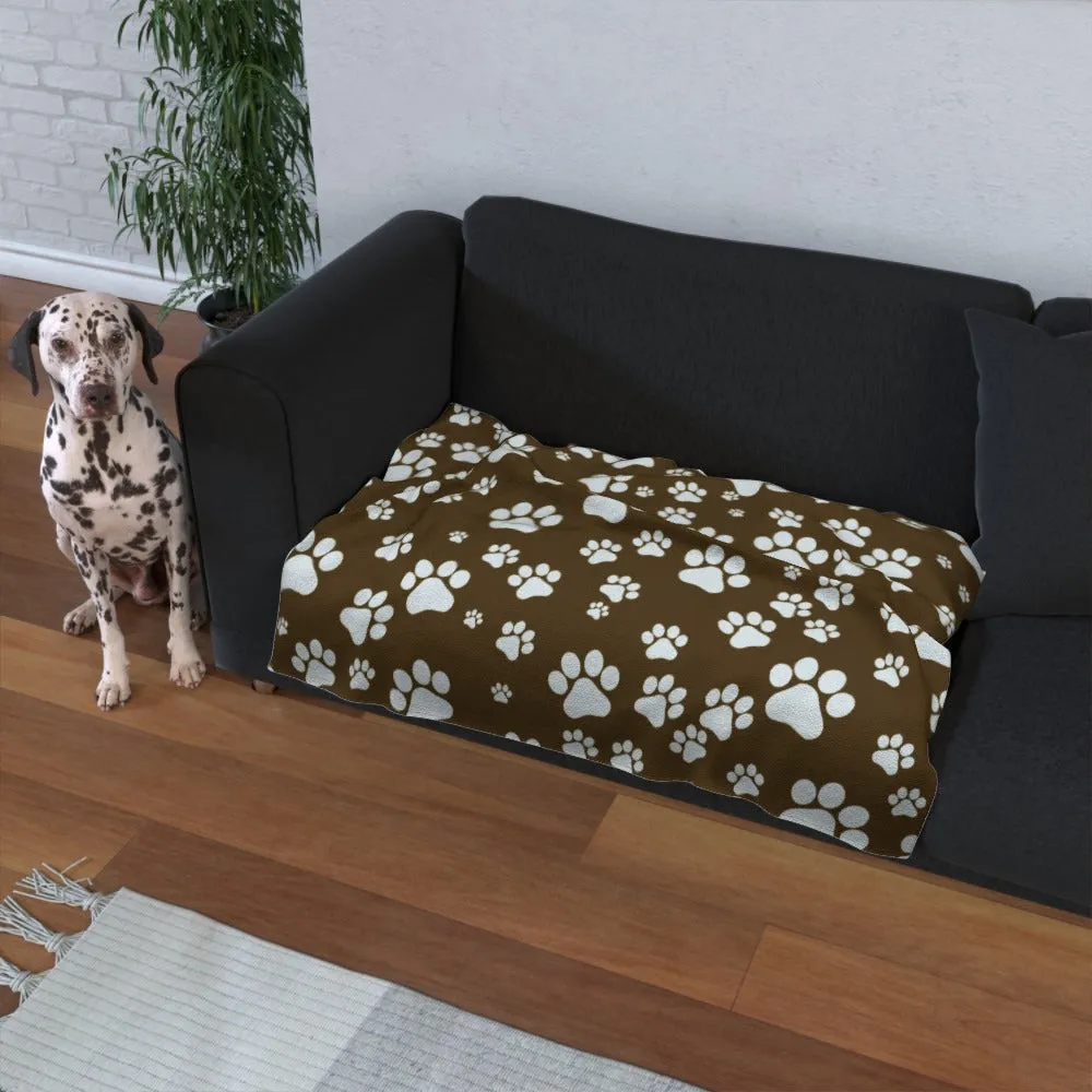 Pet Blanket Throw - Paws
