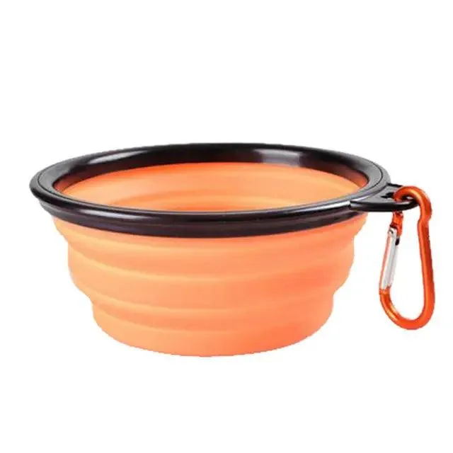 Pet Portable Folding Bowl Buckle