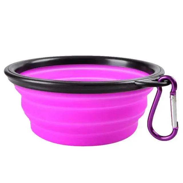 Pet Portable Folding Bowl Buckle
