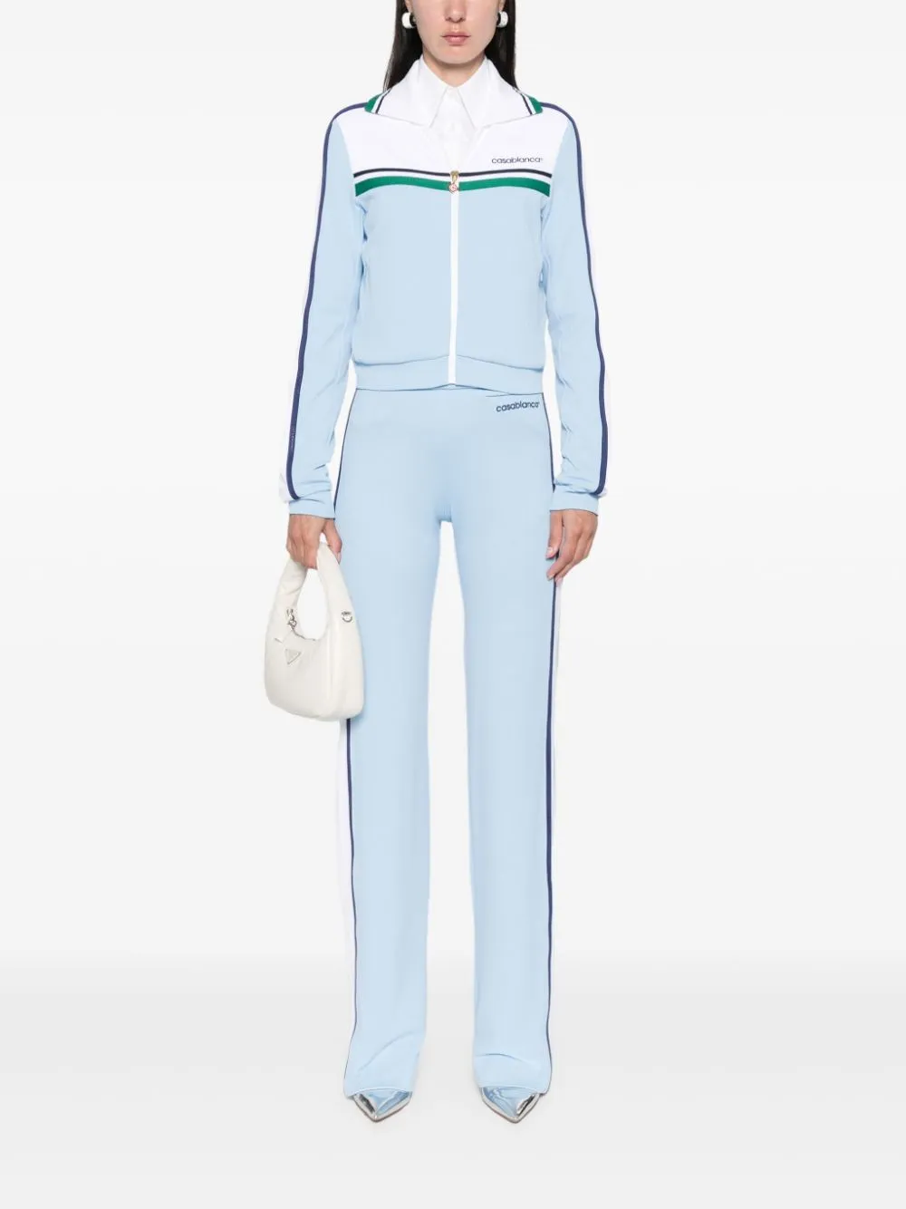 piqué track jacket
