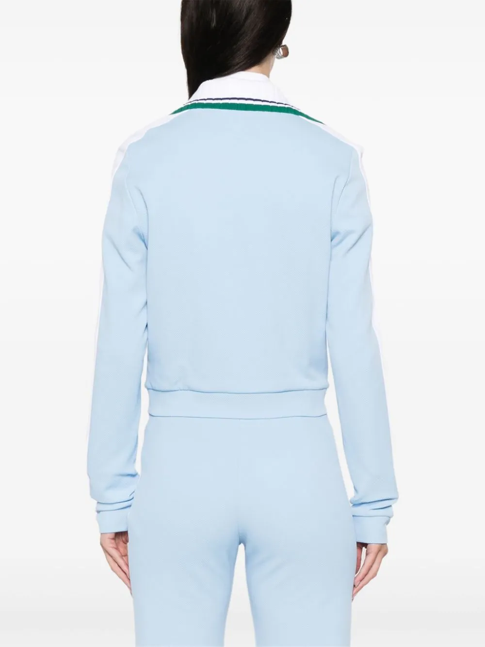 piqué track jacket