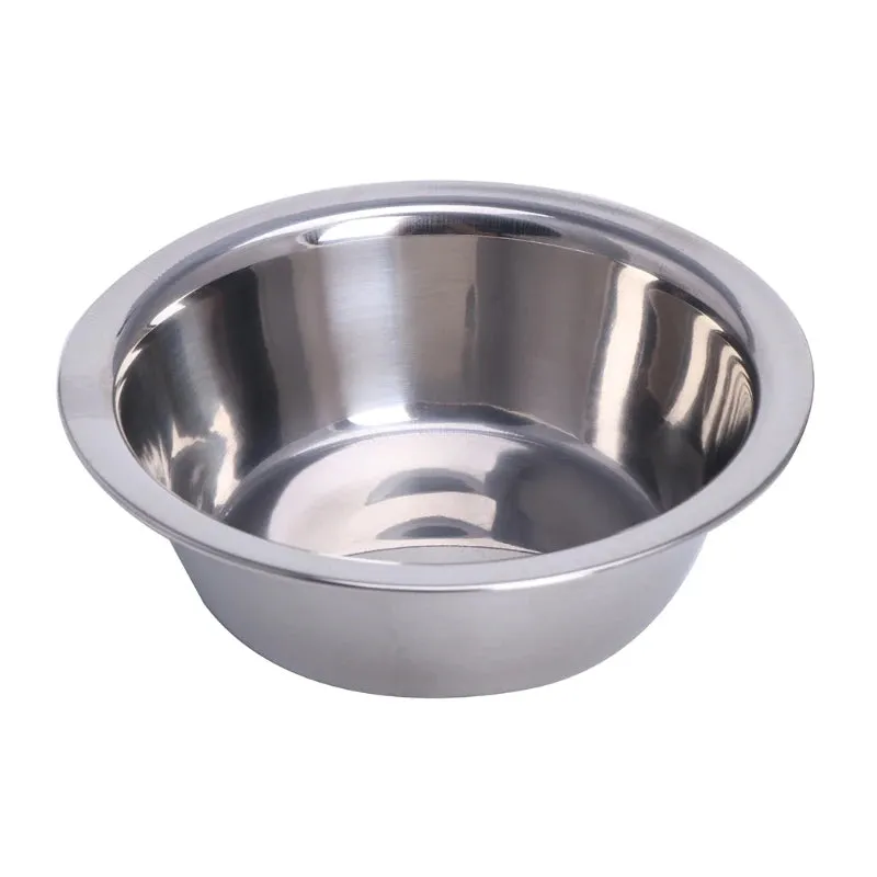 Premium Stainless Steel Dual Pet Bowls for Small Pets