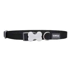 Red Dingo Dog Collar Black S (12mm x 20-32cm)