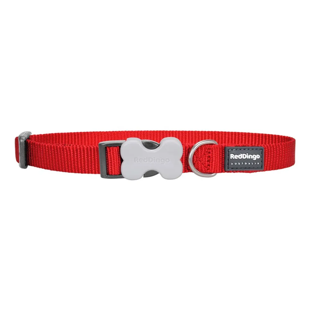 Red Dingo Dog Collar Red L (25mm x 41-63cm)
