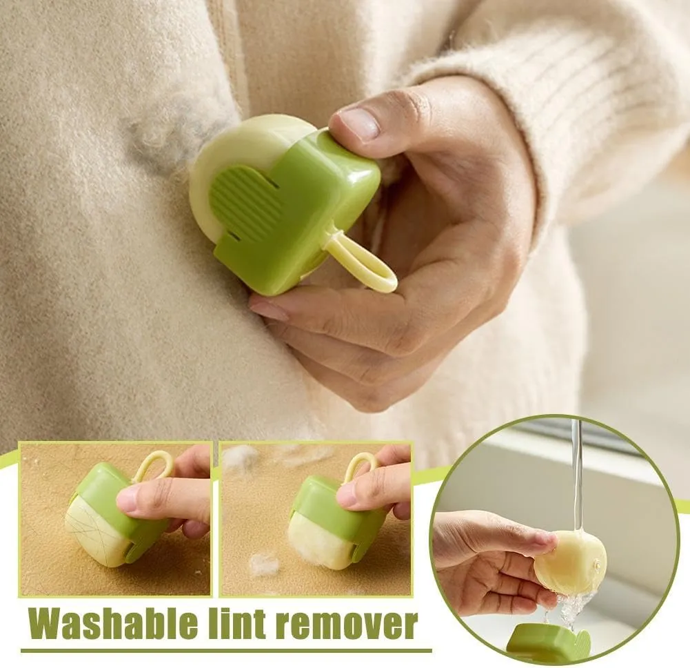 Reusable Lint Roller,Washable Reusable Gel Lint Roller Ball,Portable Home Travel Lint Roller,Pet Hair Debris Removal Tool,Portable Hair Cleaner for Easy Removing Hair on Clothes Sofa Bed Carseat