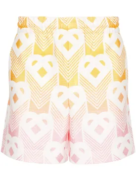 terrycloth-effect shorts