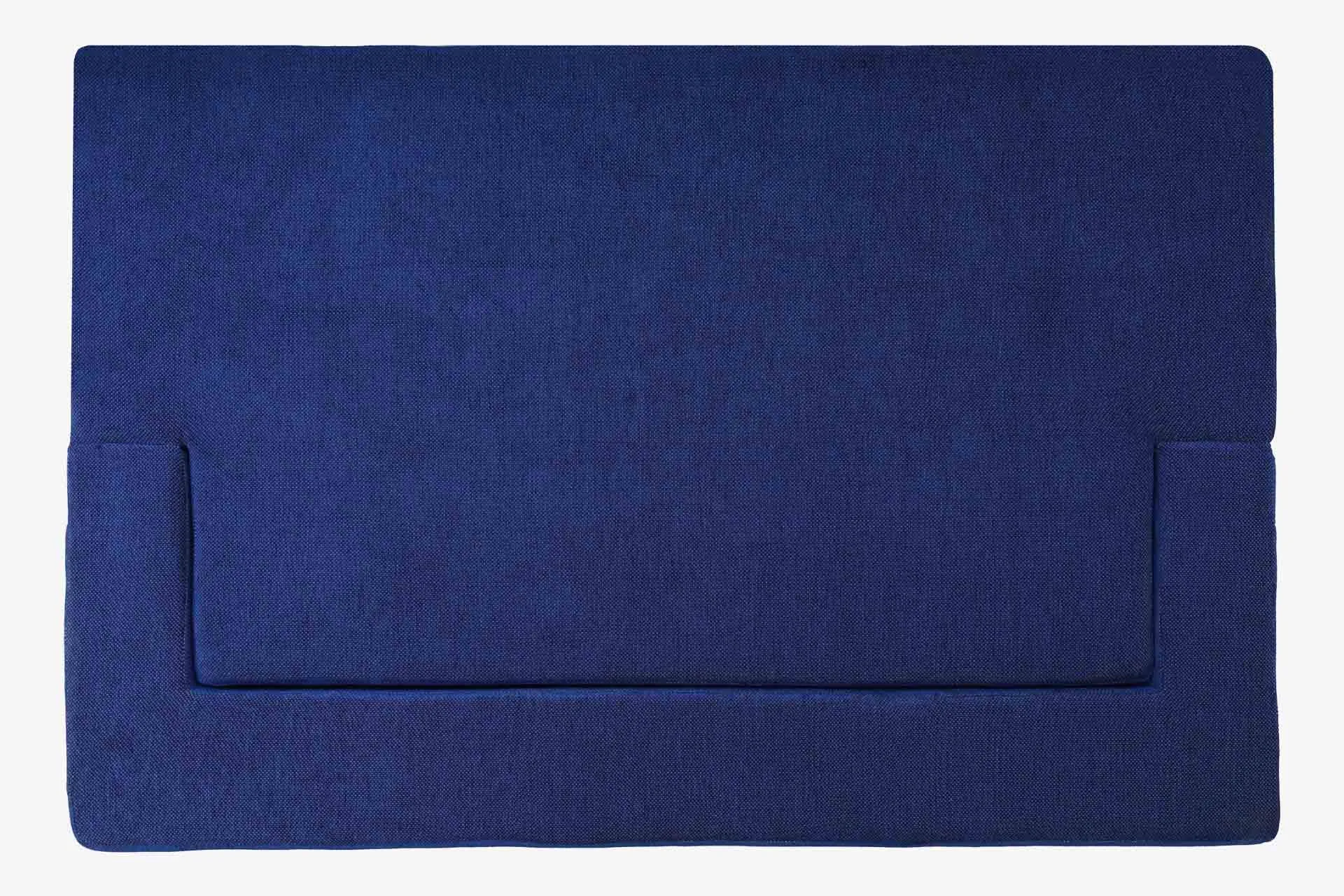 Uberlyfe New Age Folding Sofa Bed, Dotted Blue | 3 Seater | 3 Arrow Cushion