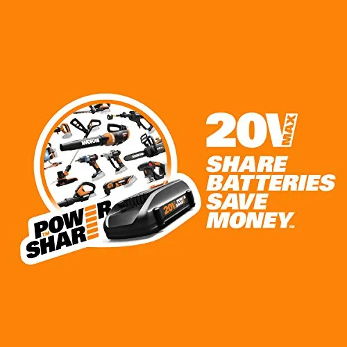 WORX WG545.1 20V Power Share AIR Cordless Leaf Blower & Sweeper