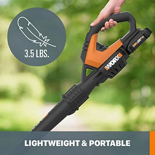 WORX WG545.1 20V Power Share AIR Cordless Leaf Blower & Sweeper